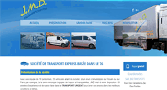 Desktop Screenshot of jmd-transports.com